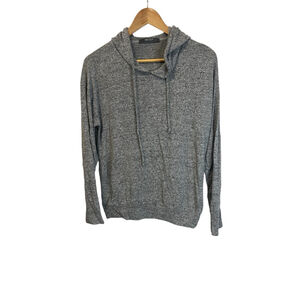 COIN 1804 Women’s Large Grey Loose Fit Hooded Lightweight Top L